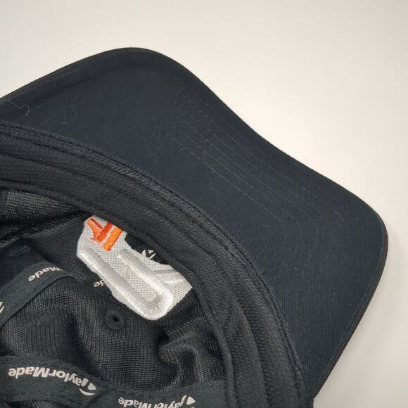 TaylorMade 1R Baseball Cap Black One Size Adjustable Embroidered Polyester - Picture 8 of 9